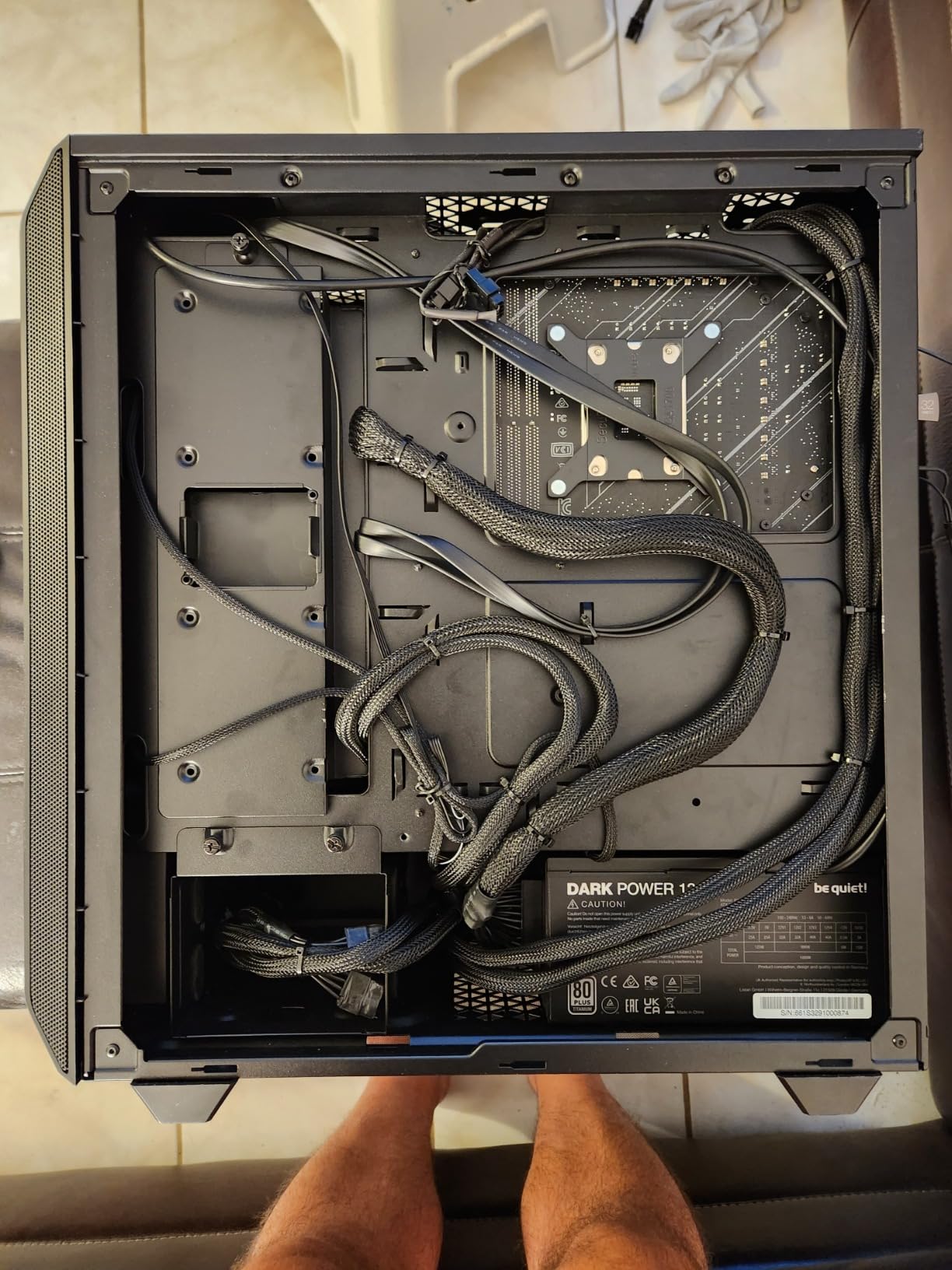 be quiet! Dark Power 14 1200W, ATX 3.1, 80 Plus Titanium, Modular Power Supply, Active and semi-Passive Cooling, PCIe 5.1, PCIe 5.0 and PCIe 4.0 Graphics Cards, 12V-2x6 Cable Included, Silent Wings customer photo 1