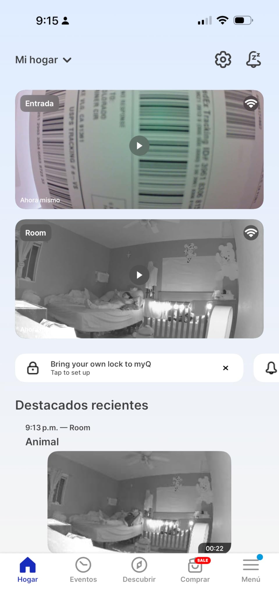 myQ Indoor Plug-in Security Camera Gen 2 - 2K Smart Wi-Fi Camera with Night Vision, Baby and Pet Monitor, Motion Detection and Alerts, 2-Way Audio & App Control customer photo 2