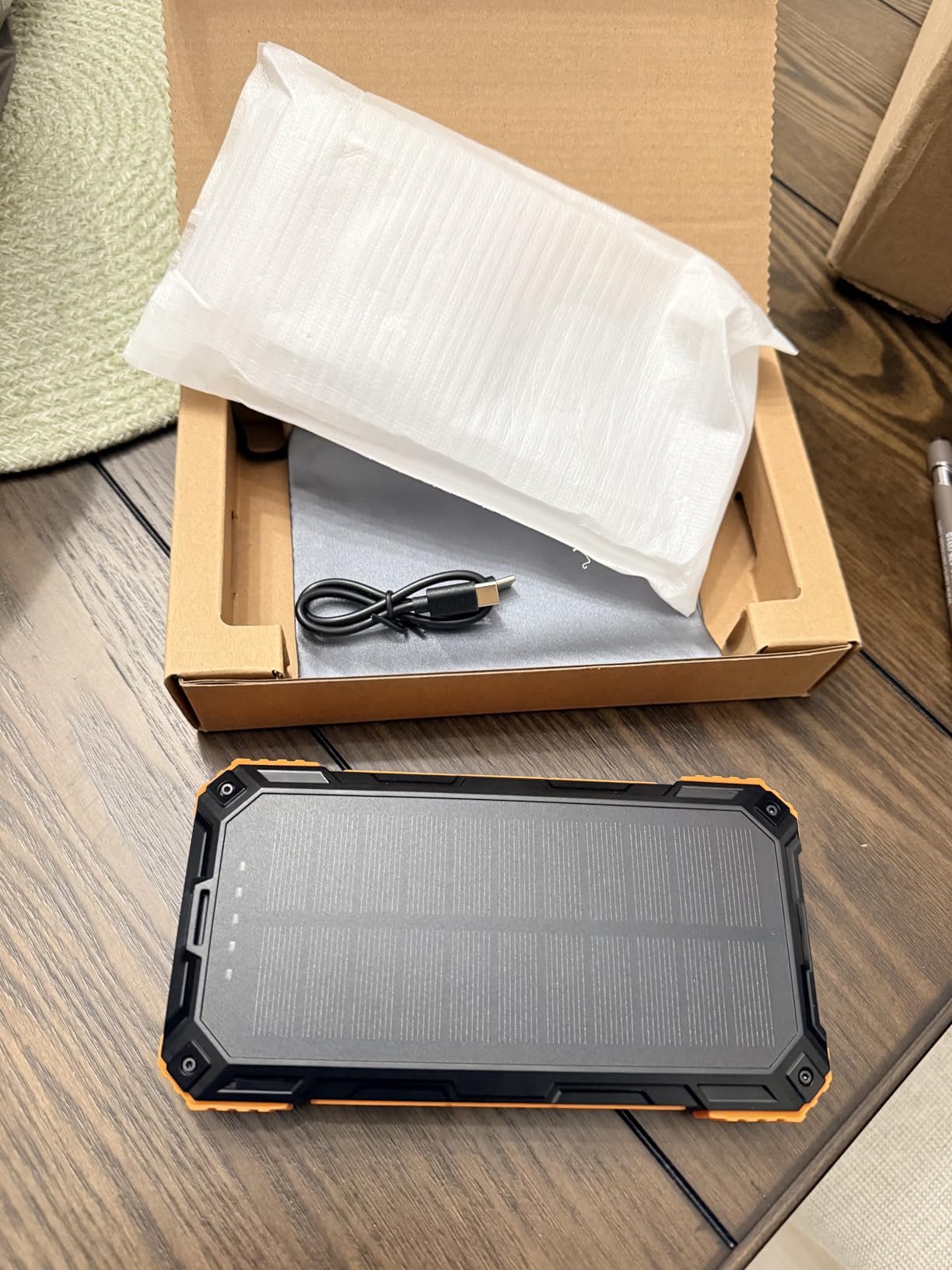 Solar Power Bank,49800mAh Wireless Portable Phone Charger with Built-in 4 Cables,22.5W Fast Charging External Battery Pack PD 3.0 USB-C In/Output for iPhone,iPad,Android,Perfect for Camping, Hiking customer photo 1