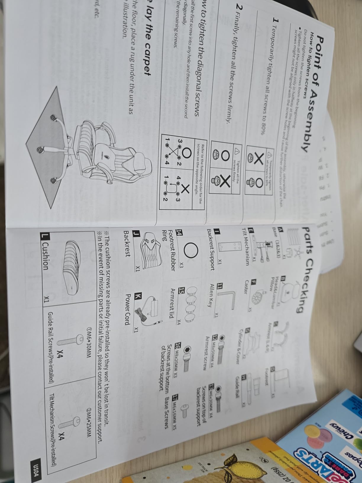 Dowinx Gaming Video Gaming Chair with Shiatsu Neck Massager and Lumbar Support for Home Office High Back Recliner Height Adjustable Ergonomic Comfy Leather Computer Desk Chair (Ivory) customer photo 2