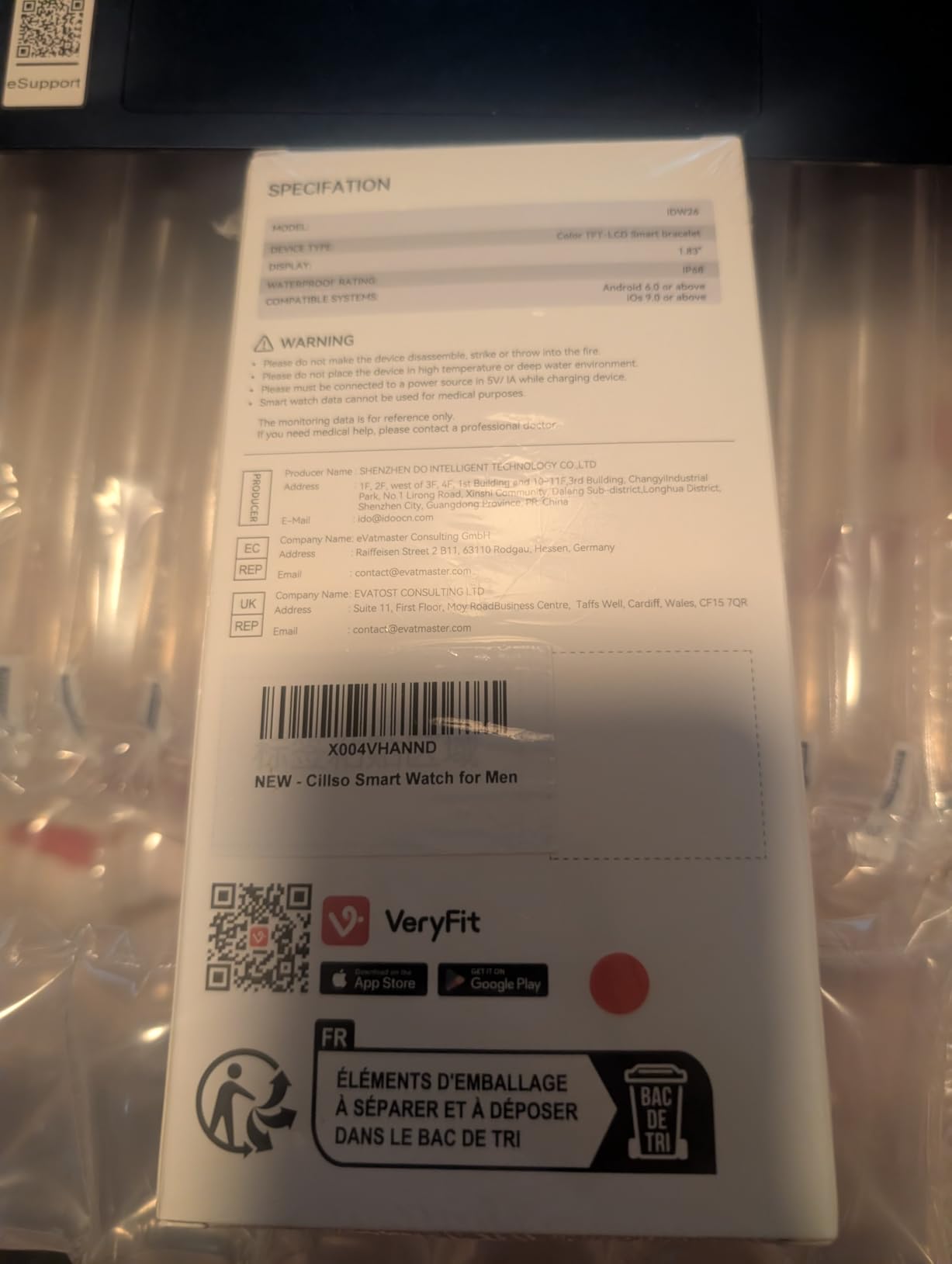 Smart Watch with Alexa Built-in, 1.83