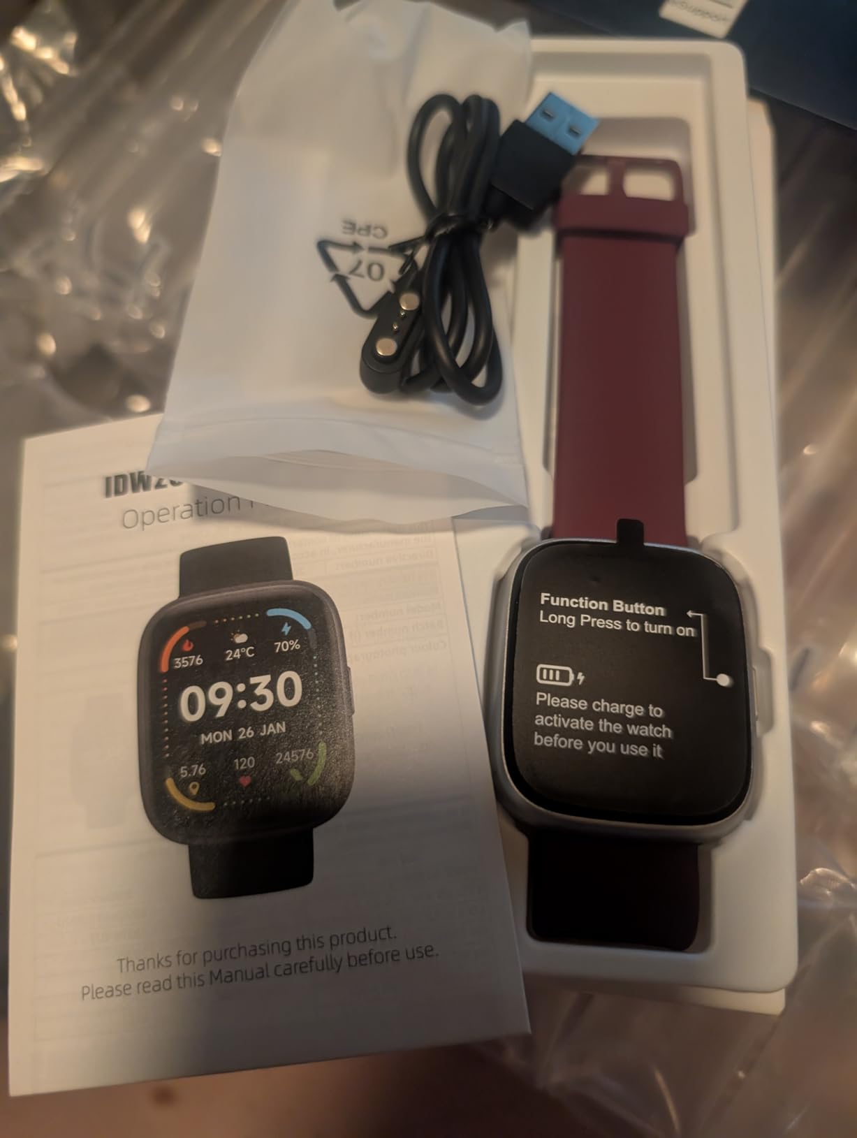 Smart Watch with Alexa Built-in, 1.83