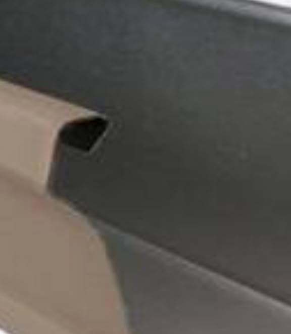 120 ft Gutter Leaf Guard (40 Pack) - Fits 4/5/6 Inch K Style Gutters - 6 Inch Black Coated Steel Mesh - Snap In Rain Gutter Screens - Micro Leaf Filter Covers Protection customer photo 2