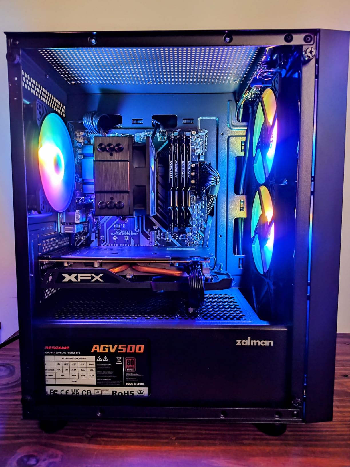 ID-COOLING SE-903-XT V2 Black CPU Air Cooler, 100mm PWM Fan, Direct Touch Heatpipes, Compact Tower Design, Low Noise, Intel & AMD Compatible customer photo 2