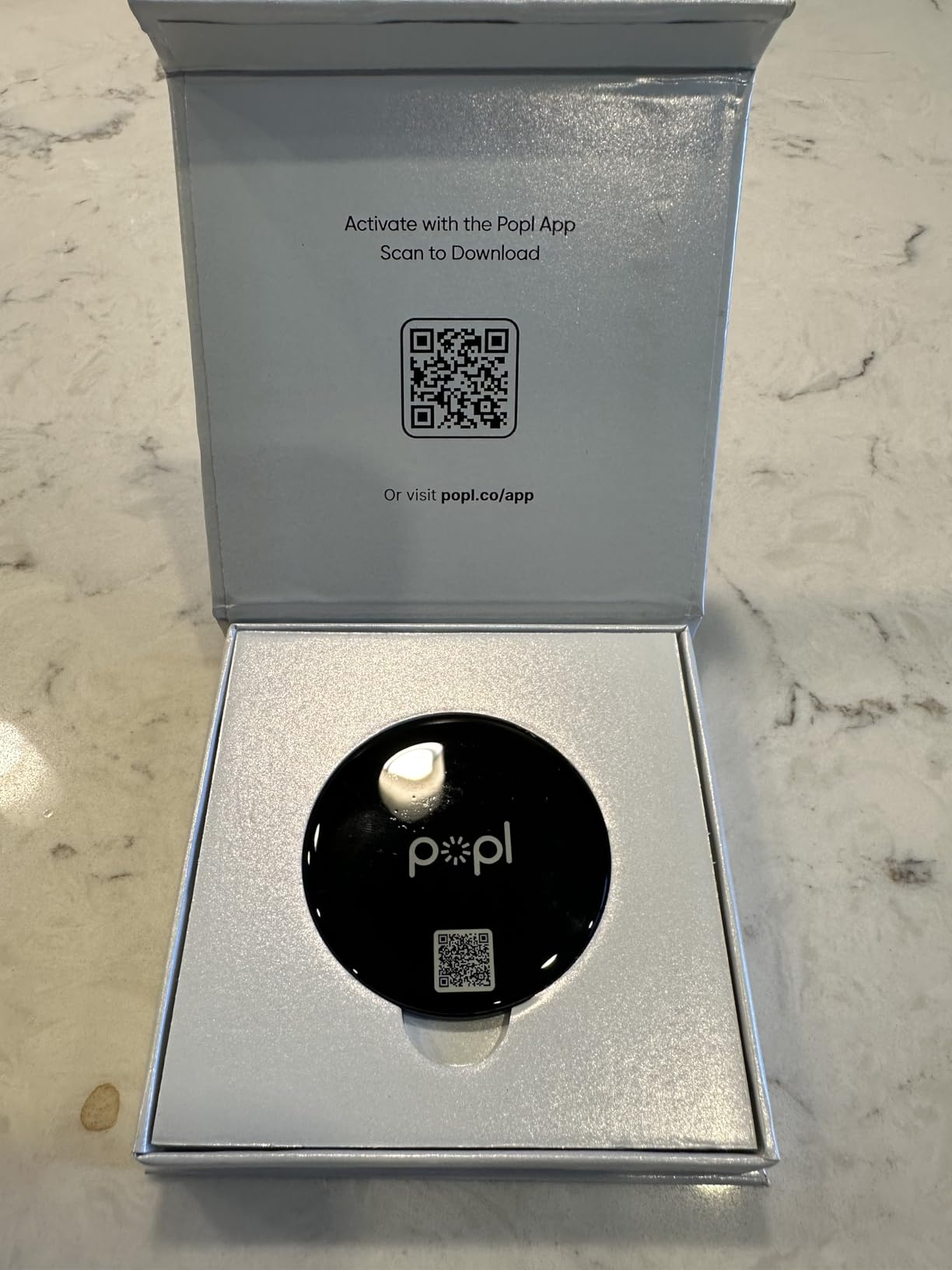 Authentic Patented Popl QR Code Stickers™ (Avoid Fake Knockoffs) - Smart NFC Networking Card - Simply Tap to Exchange Contact Info, Capture Leads, & Manage Contacts (Black) customer photo 2
