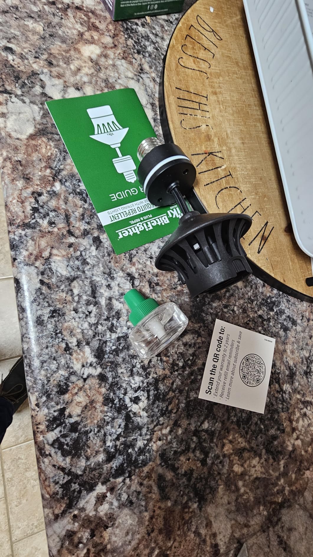 TIKI BiteFighter Plug & Repel Mosquito Repellent for Outdoor String Lights Odor-Free, Easy Install, 110 sq. ft. Coverage with 48 Hours of Protection customer photo 1