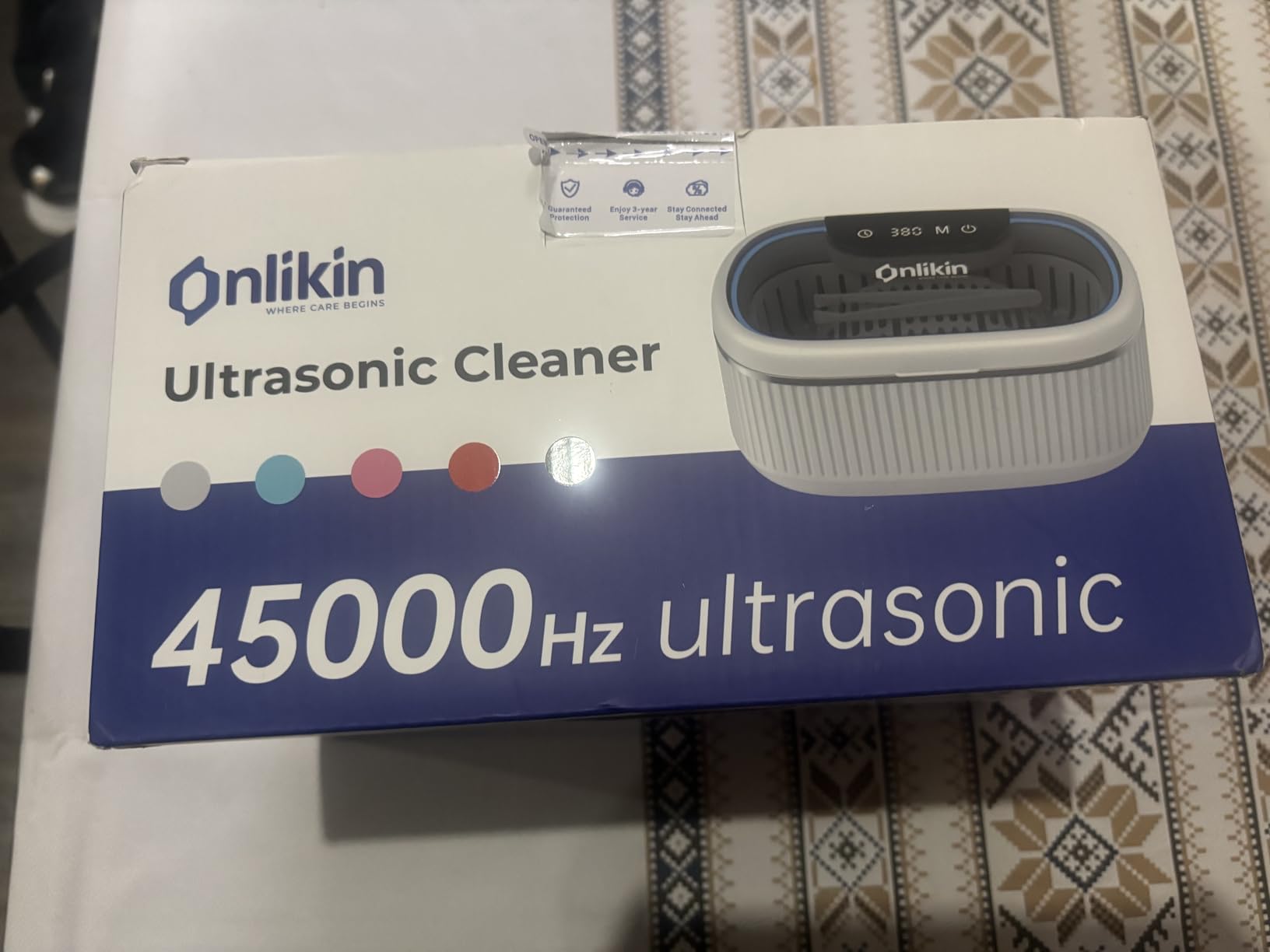 45KHz Ultrasonic Jewelry Cleaner, 5 Timer & 3 Power Modes, 35W Retainer Cleaner for Jewelry, Eyeglasses, Rings, Watch Strap, Dentures - Quiet <38dB, 20oz, 304 Stainless Steel (Ceramic White) customer photo 2