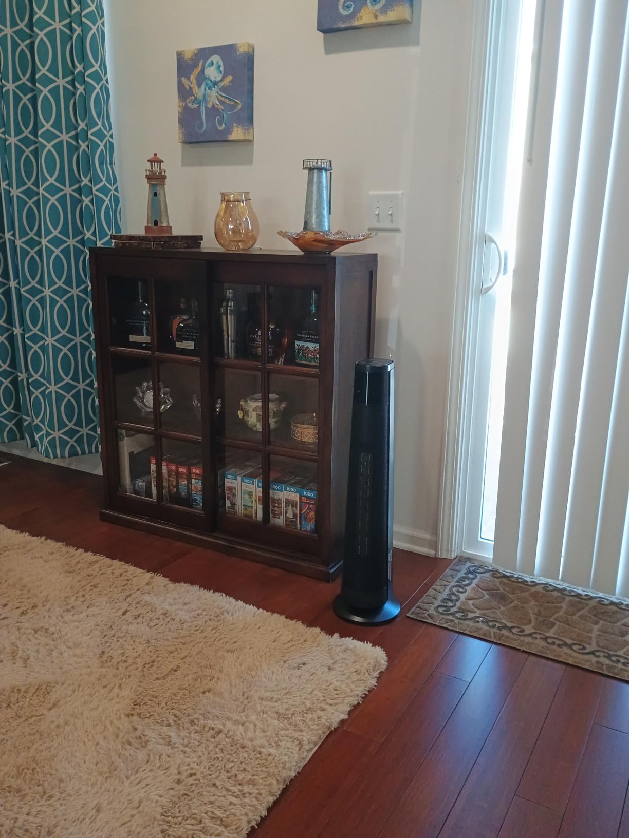 1500W Space Heaters for Indoor Use Large Room, WIFI Electric Heater with Voice Control, 5 Modes, ECO Thermostat, 12H Timer, Quiet & Safety PTC Ceramic Heater for Bedroom, Black customer photo 2