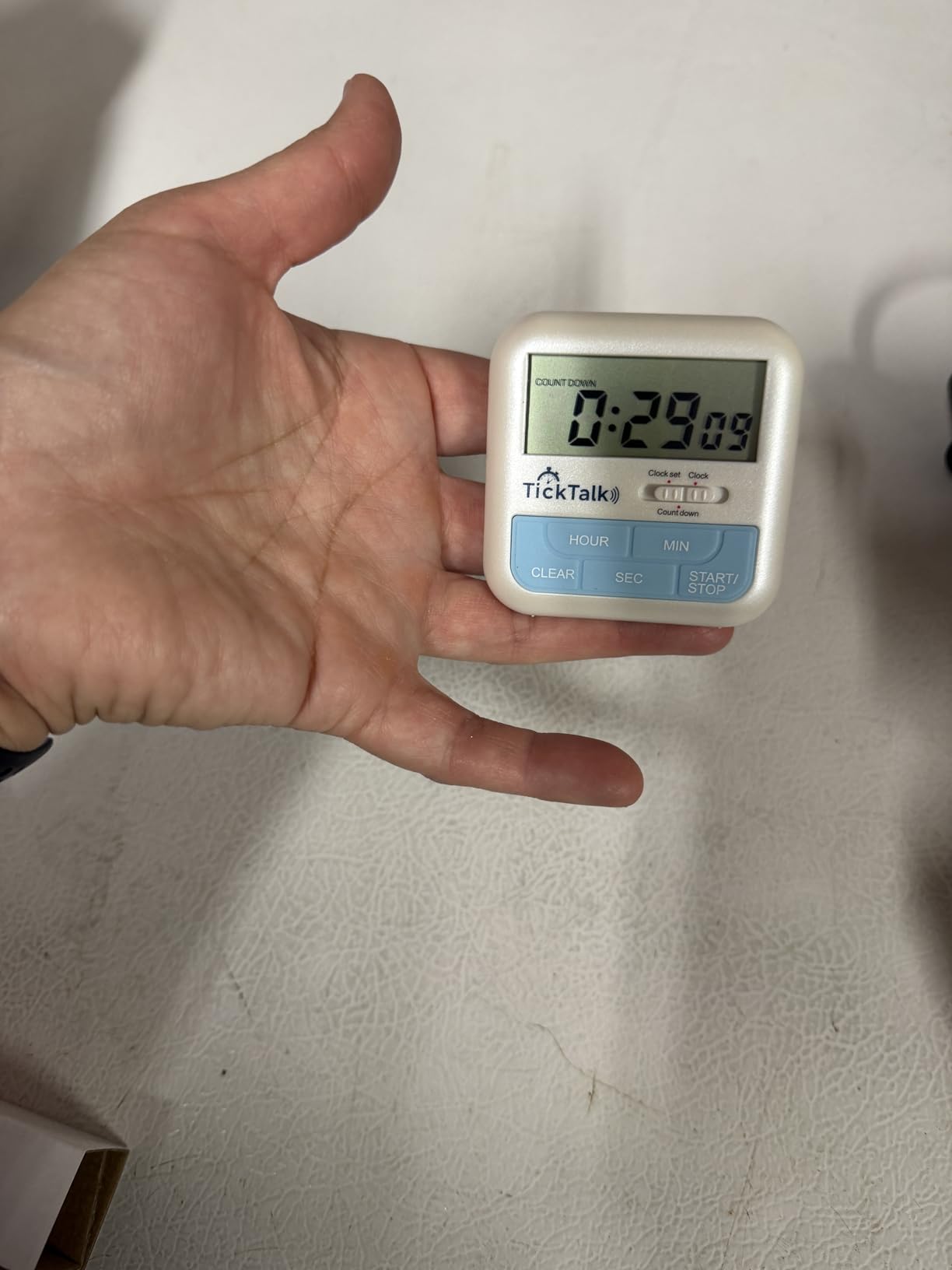 Talking Timer, Visual Timer Alternative, & Digital Clock Voice Countdown Announcements Every Hour/10 Min/1 Min | Cooking, Kids/Adults, Workouts, Classroom & ADHD and ADD Time Management. customer photo 2