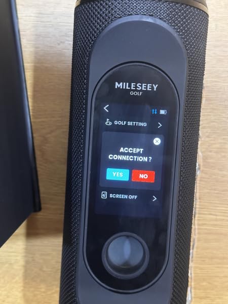 MiLESEEY GeneSonic Pro Golf Speaker with Detachable GPS Rangefinder Handheld, 43000+ No Subscription Preloaded Courses, View & Audible Distances, Touchscreen, 15H Battery, Magnetic, Waterproof, Hazard Detection customer photo 2