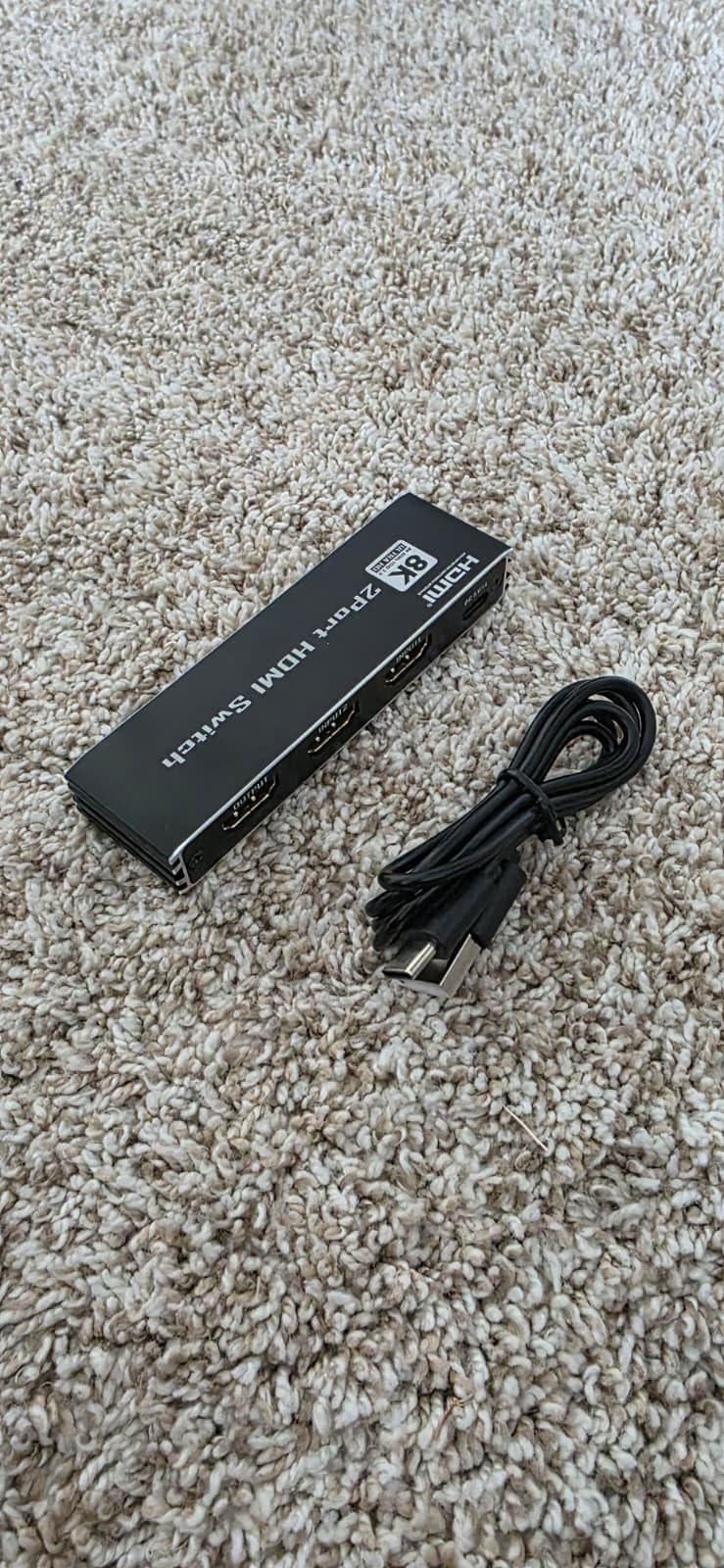 8K HDMI 2.1 Switch, HDMI 2.1 Switcher 5 in 1 Out Supports CEC 8K@60Hz, 4K@240Hz, 1080P@480Hz, HDCP 2.3 HDR 3D Dolby Atmos VRR Compatible with PS5 Xbox Blu-Ray Player with IR Remote Controller customer photo 1