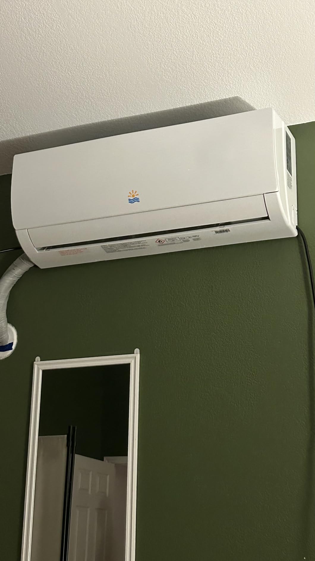 17000 BTU Mini Split AC/Heating System - Pre-charged Split Air Conditioner with Heat Pump, 17 SEER2, 230V Energy Efficient, Works Down to 5°F, Ductless, Covers Up to 1250 Sq. Ft. customer photo 1