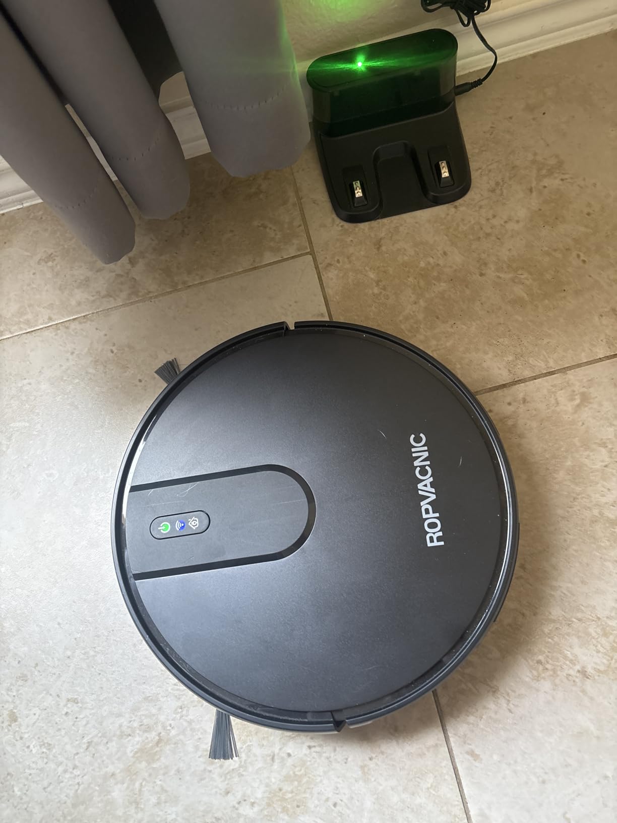 ROPVACNIC Robot Vacuum and Mop Combo 5200Pa Suction Robotic Cleaner | Self-charging, app control, personalized cleaning adjustments, advanced obstacle avoidance, suitable for home use customer photo 2