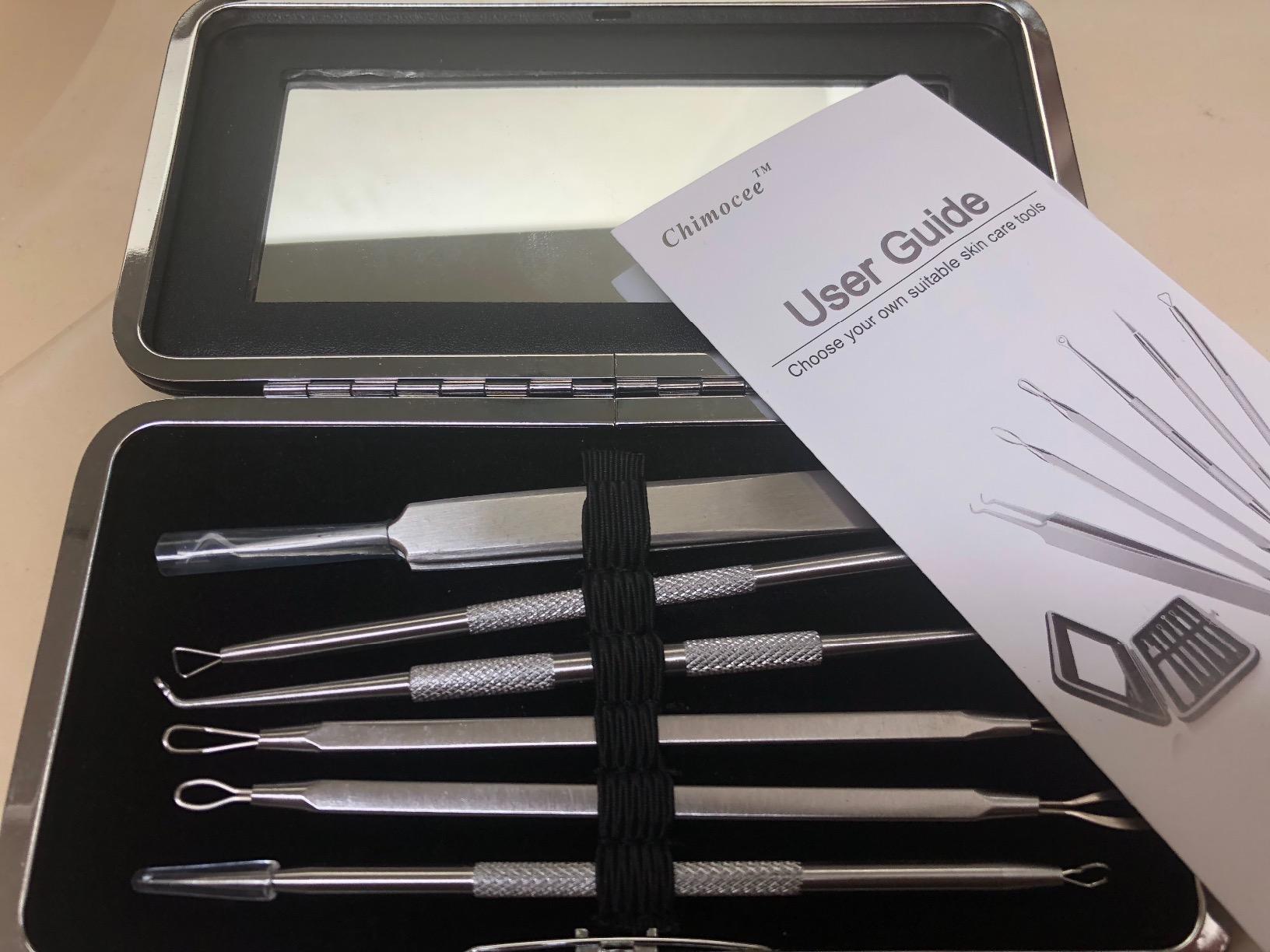 Blackhead Remover Pore Vacuum, Upgraded Black Head Remover for Face, Electric Acne Comedone Whitehead Extractor Tools-5 Suction Power, 5 Probes, USB Rechargeable Pimple Popper Tool Kit customer photo 1