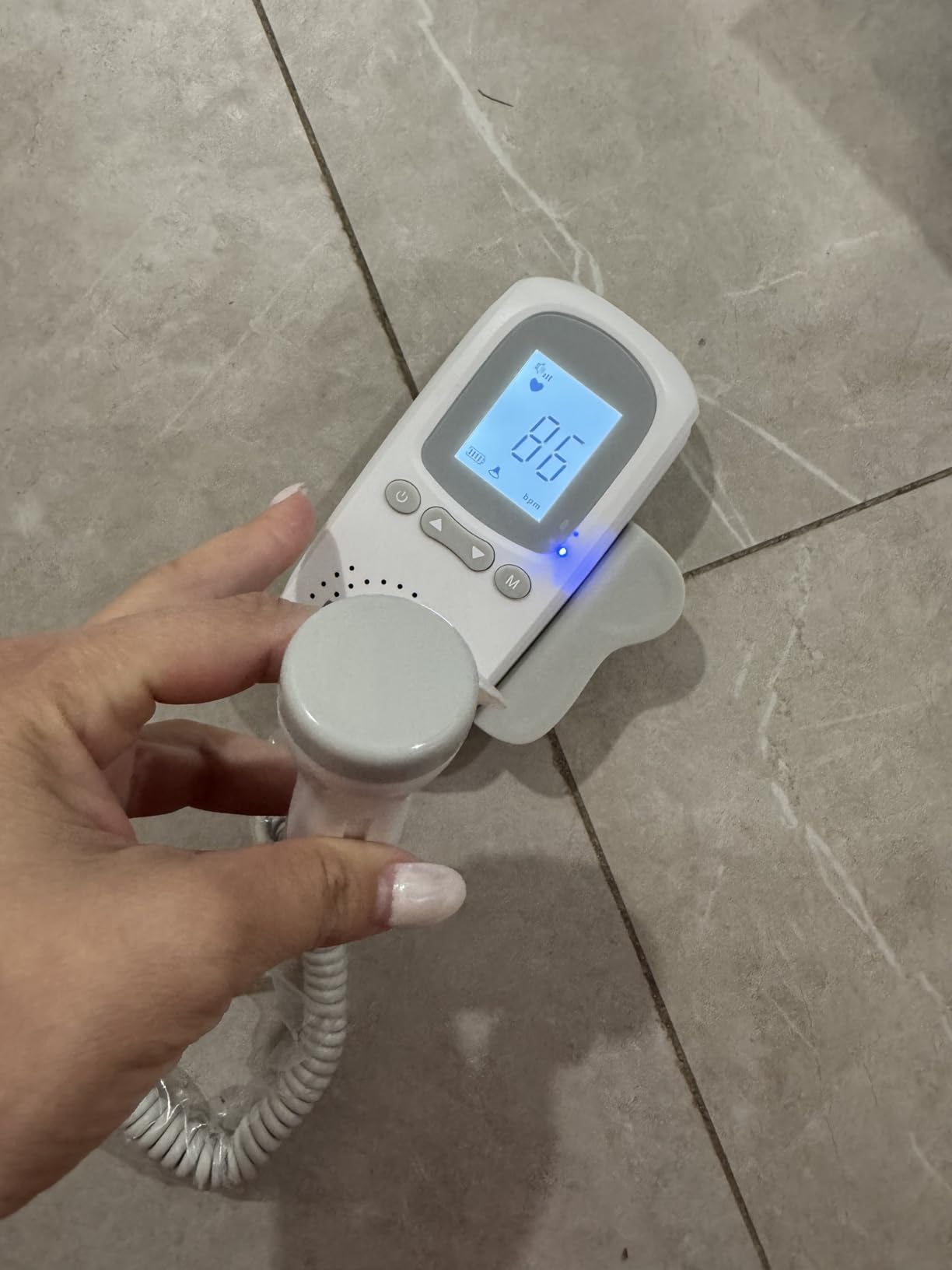 Multi DOPPLEX II/FETAL DOPPLEX II, Ultrasonic Fetal Doppler, OTC, Detect & Display Fetal Heart Rate, FDA Certification customer photo 1