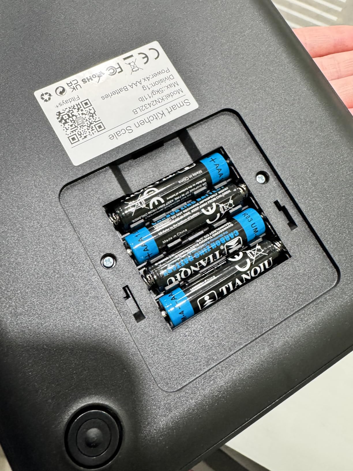 Smart Food Scale with Nutritional Calculator, Free APP with 24 Nutrients Tracking, Calorie, Macro, Premium Stainless Steel Digital Food Scale for Meal Prep Weight Loss, Grams/Ounces, 11lb Capacity customer photo 1