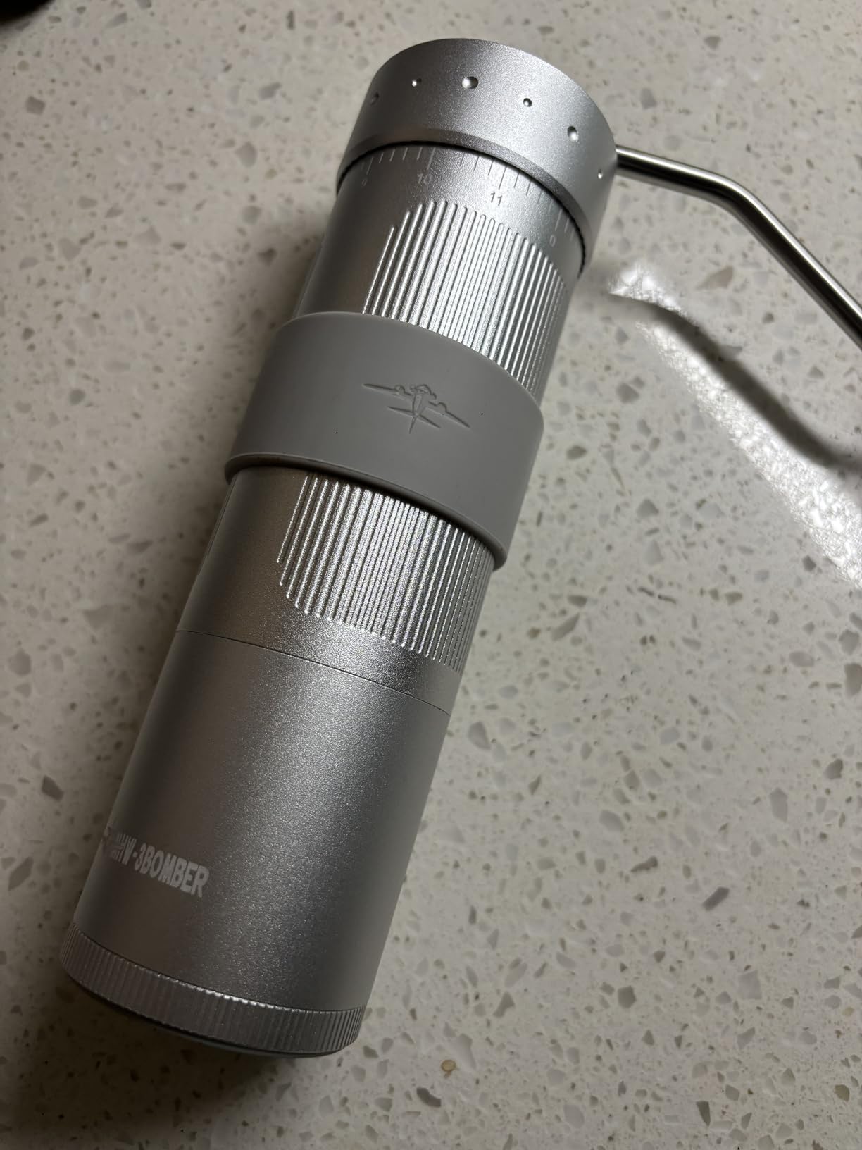 MHW-3BOMBER R3 Pro Manual Coffee Grinder, 2026 Upgraded Titanium Coated Conical Burr, External Adjustment Hand Grinder for Espresso & Pour Over, Professional Kit with 5 Sifting Screens, G5847B customer photo 2