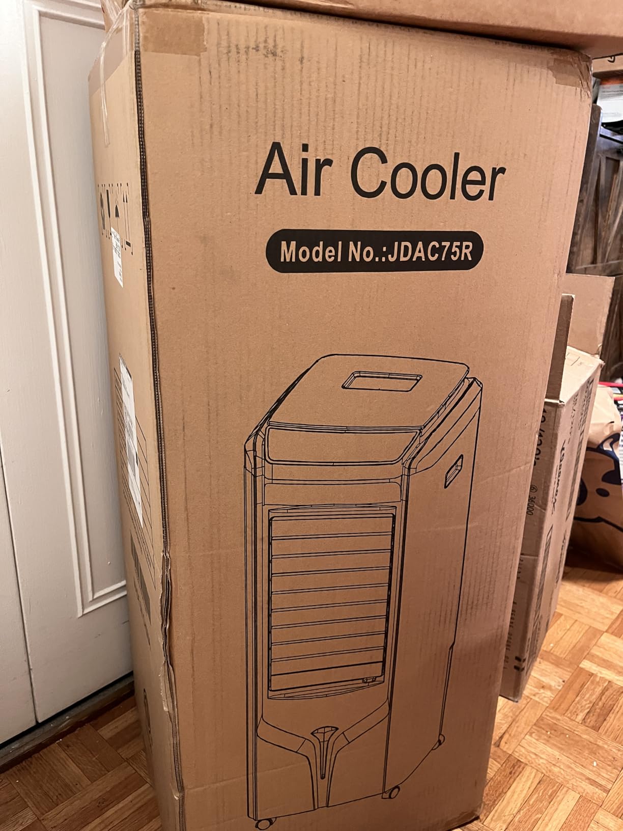 Uthfy Evaporative Air Cooler with 4 Modes, 3 Speed, 4.2 Gal Water Tank, 32