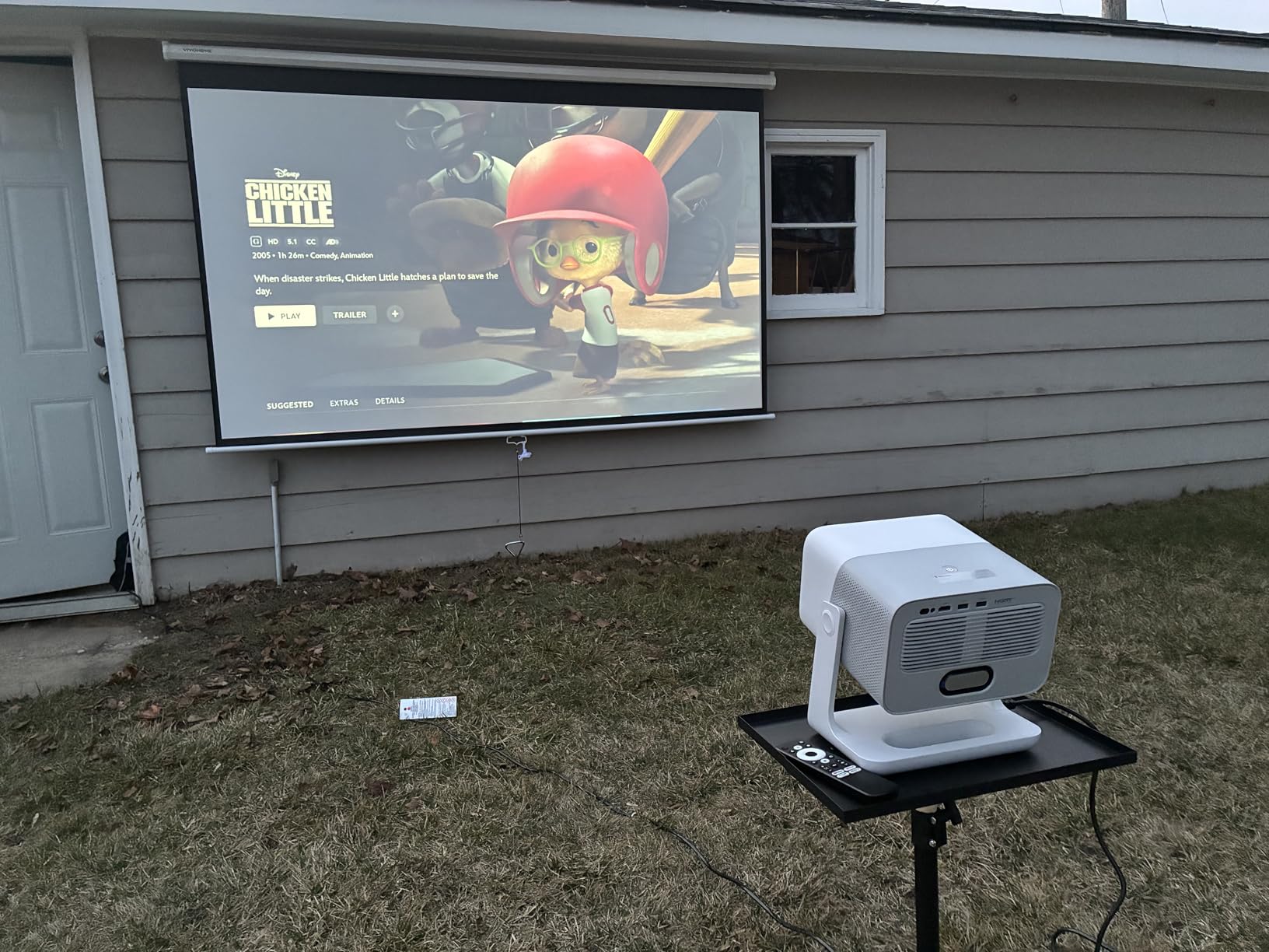 VOPLLS 3000 ANSI Official Licensed Google TV 4K Smart Projector with WiFi and Bluetooth, Outdoor Projectors with Dolby/Auto Focus, Portable Movie Phone Wireless Gaming customer photo 1