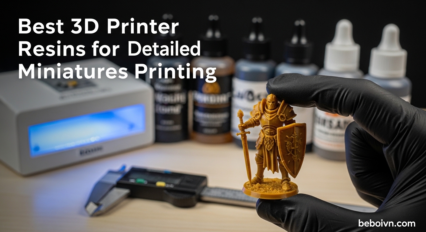 Best 3D Printer Resins for detailed Miniatures printing