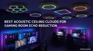 Best Acoustic Ceiling Clouds for Gaming Room Echo Reduction