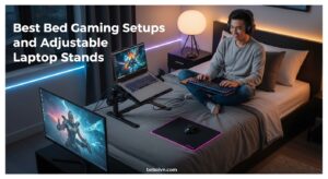 Best Bed Gaming Setups and Adjustable Laptop Stands
