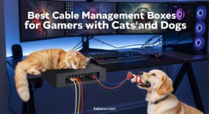Best Cable Management Boxes for Gamers with Cats and Dogs