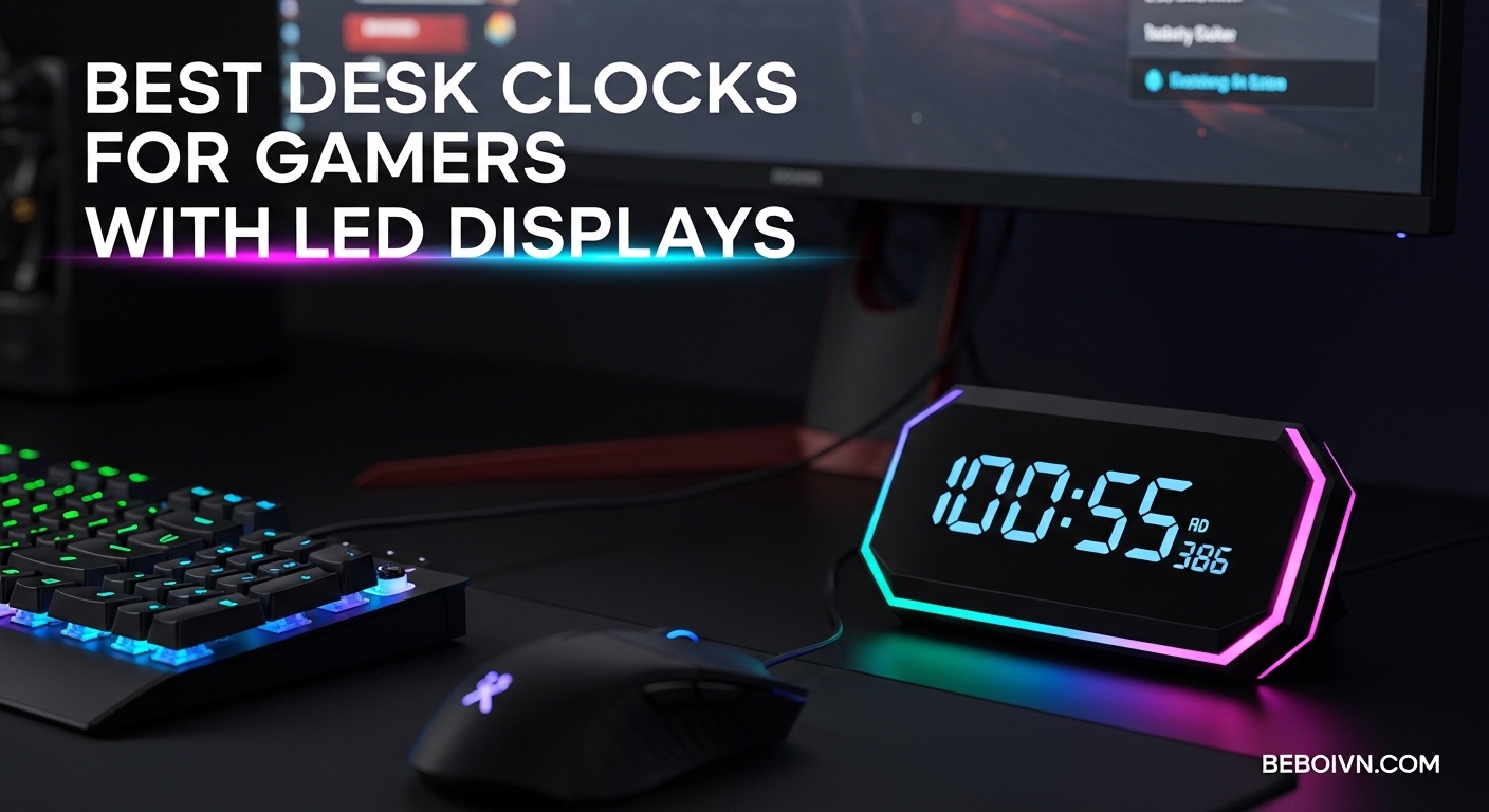 Best Desk Clocks for Gamers with LED Displays