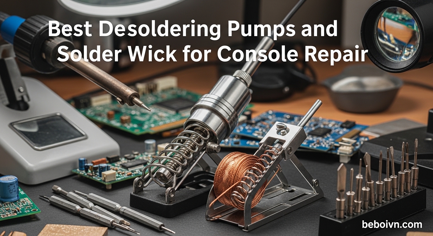Best Desoldering Pumps and Solder Wick for Console Repair