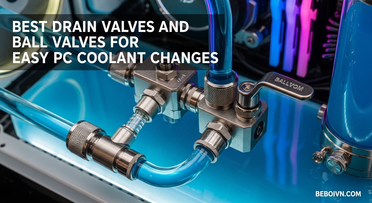 Best Drain Valves and Ball Valves for Easy PC Coolant Changes