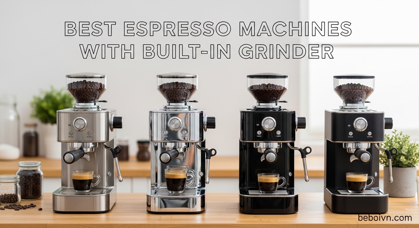 Best Espresso Machines with Built-in Grinders