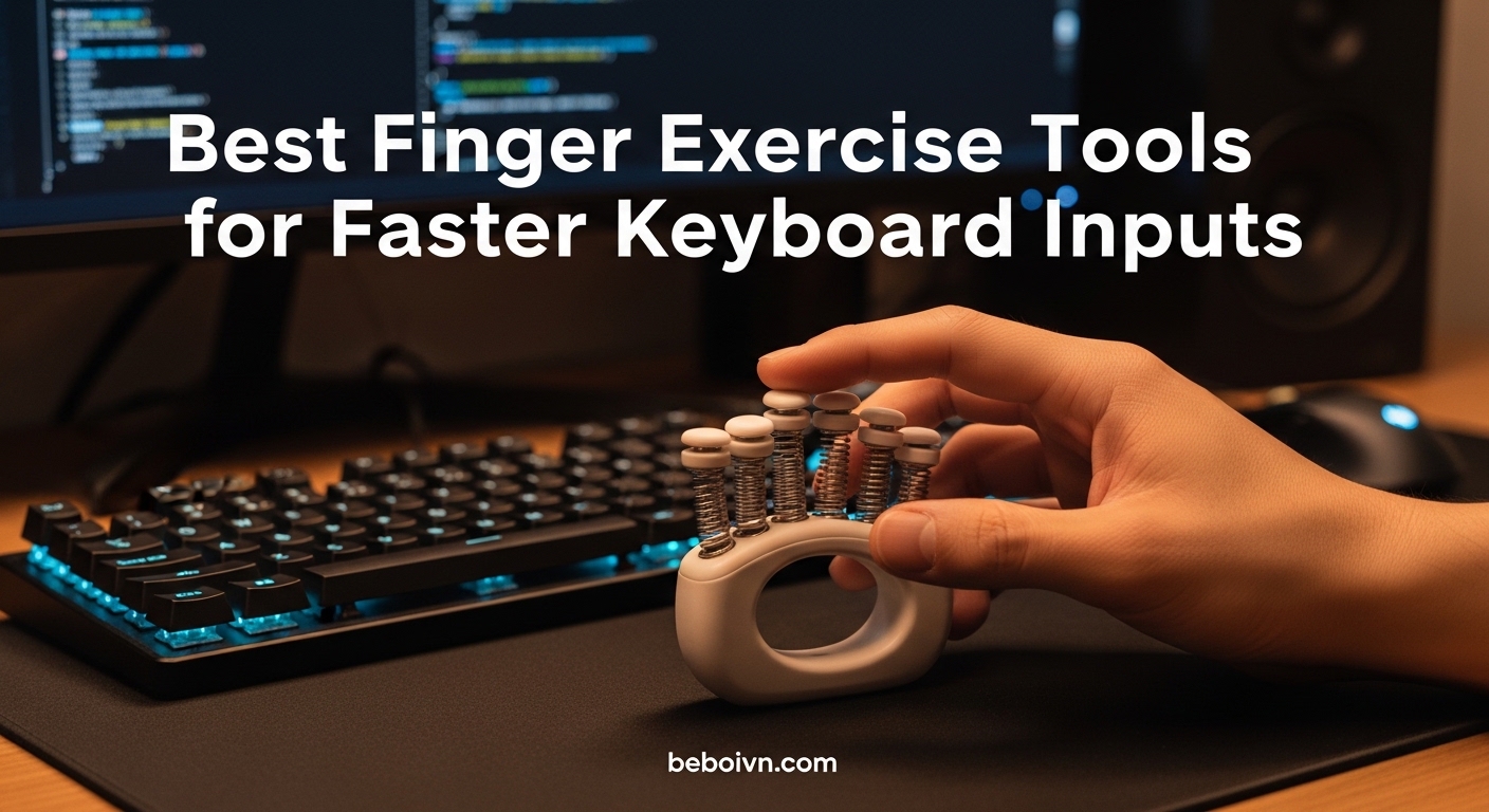 Best Finger Exercise Tools for Faster Keyboard Inputs