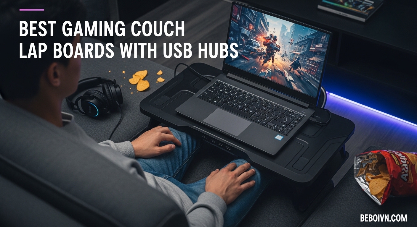 Best Gaming Couch Lap Boards with USB Hubs