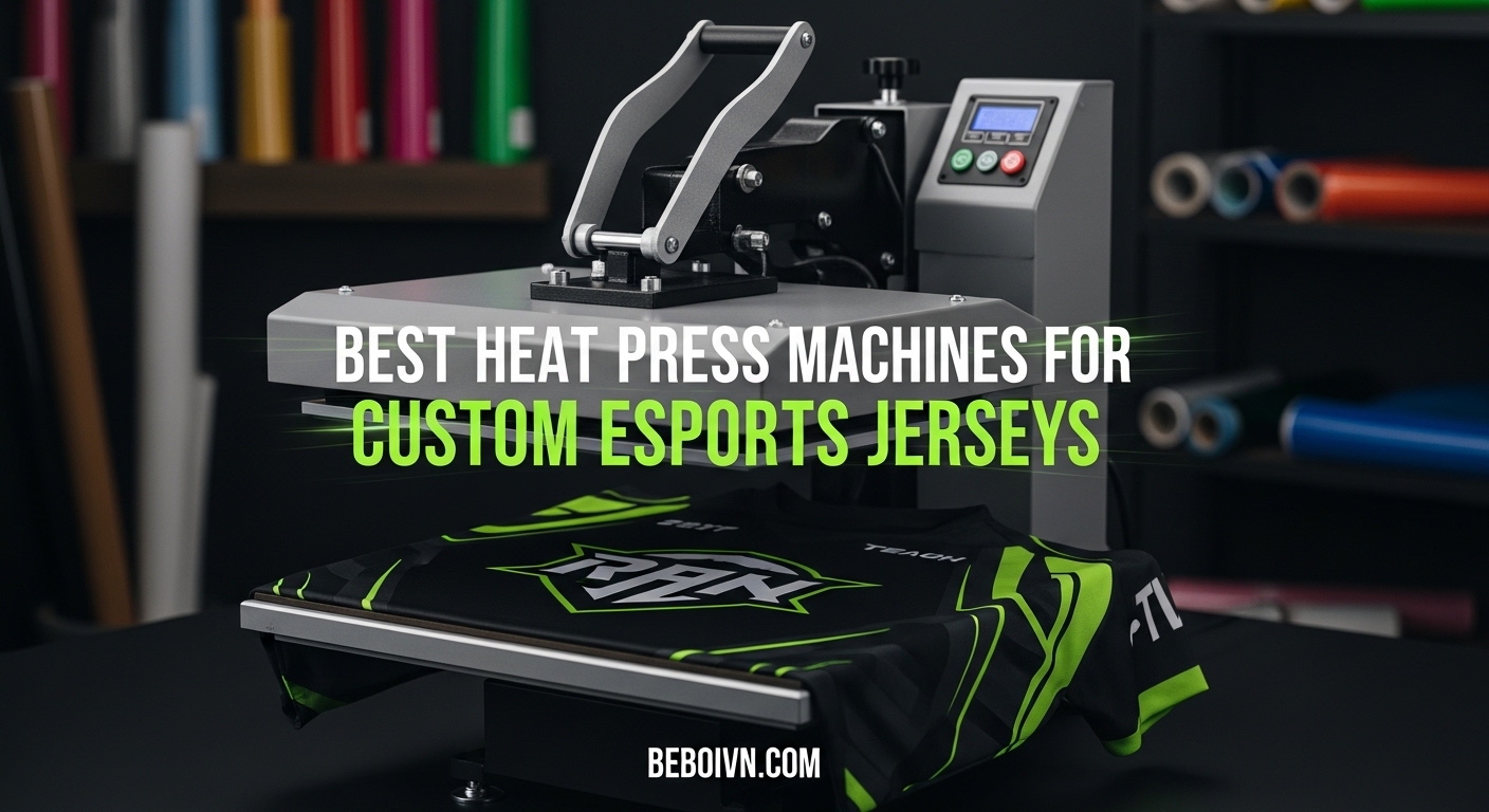 Best Heat Press Machines for Custom Esports Jerseys