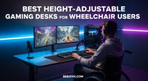 Best Height-Adjustable Gaming Desks for Wheelchair Users