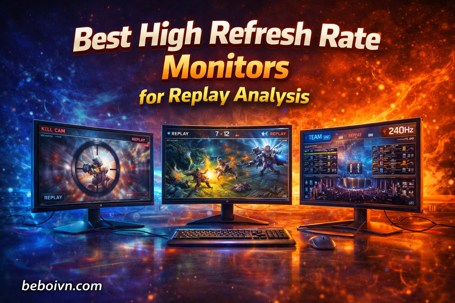 Best High Refresh Rate Monitors for Replay Analysis