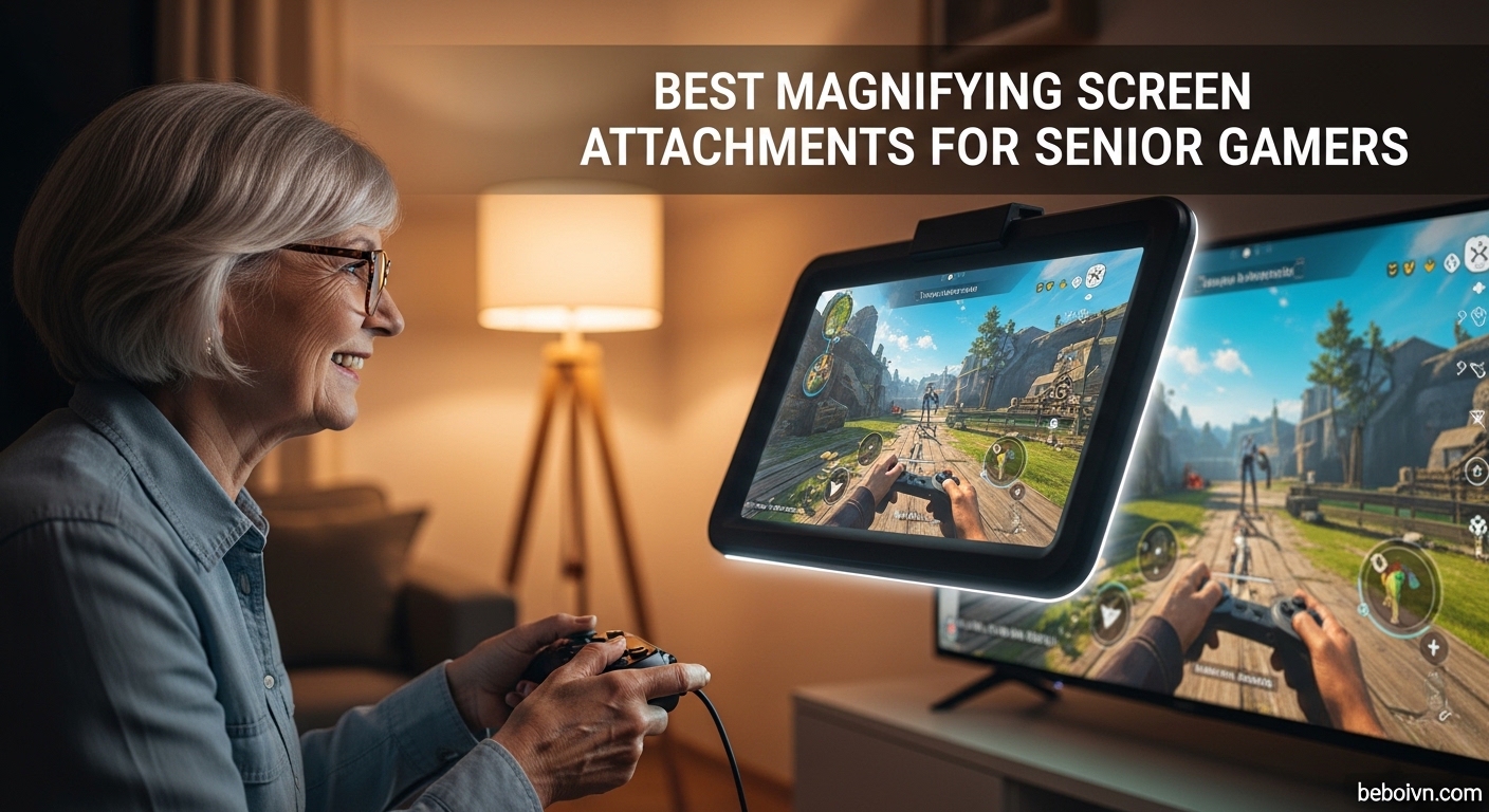 Best Magnifying Screen Attachments for Senior Gamers