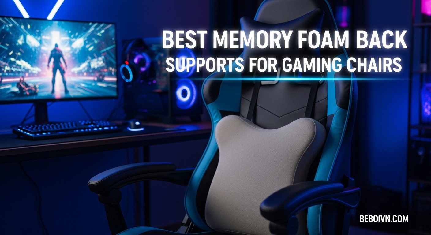Best Memory Foam Back Supports for Gaming Chairs