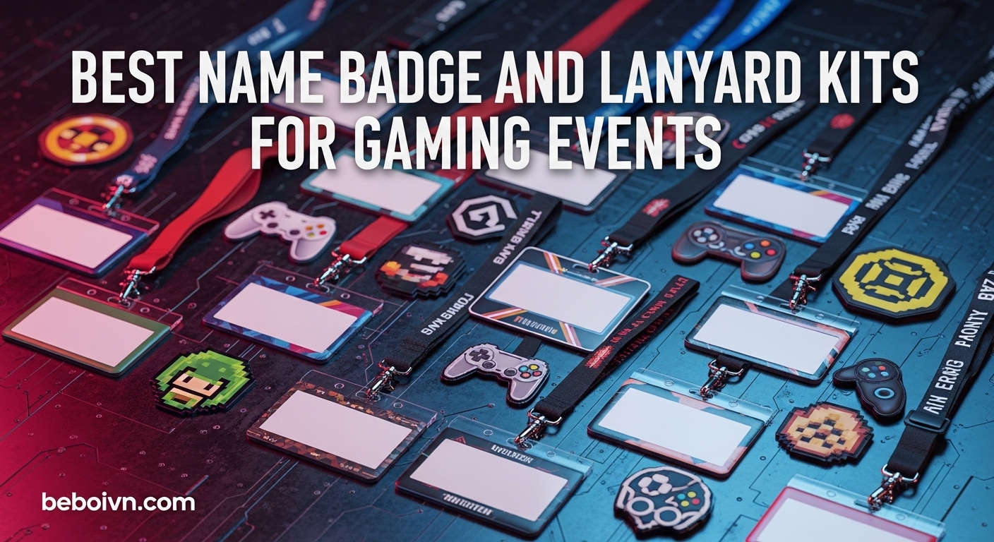 Best Name Badge and Lanyard Kits for Gaming Events