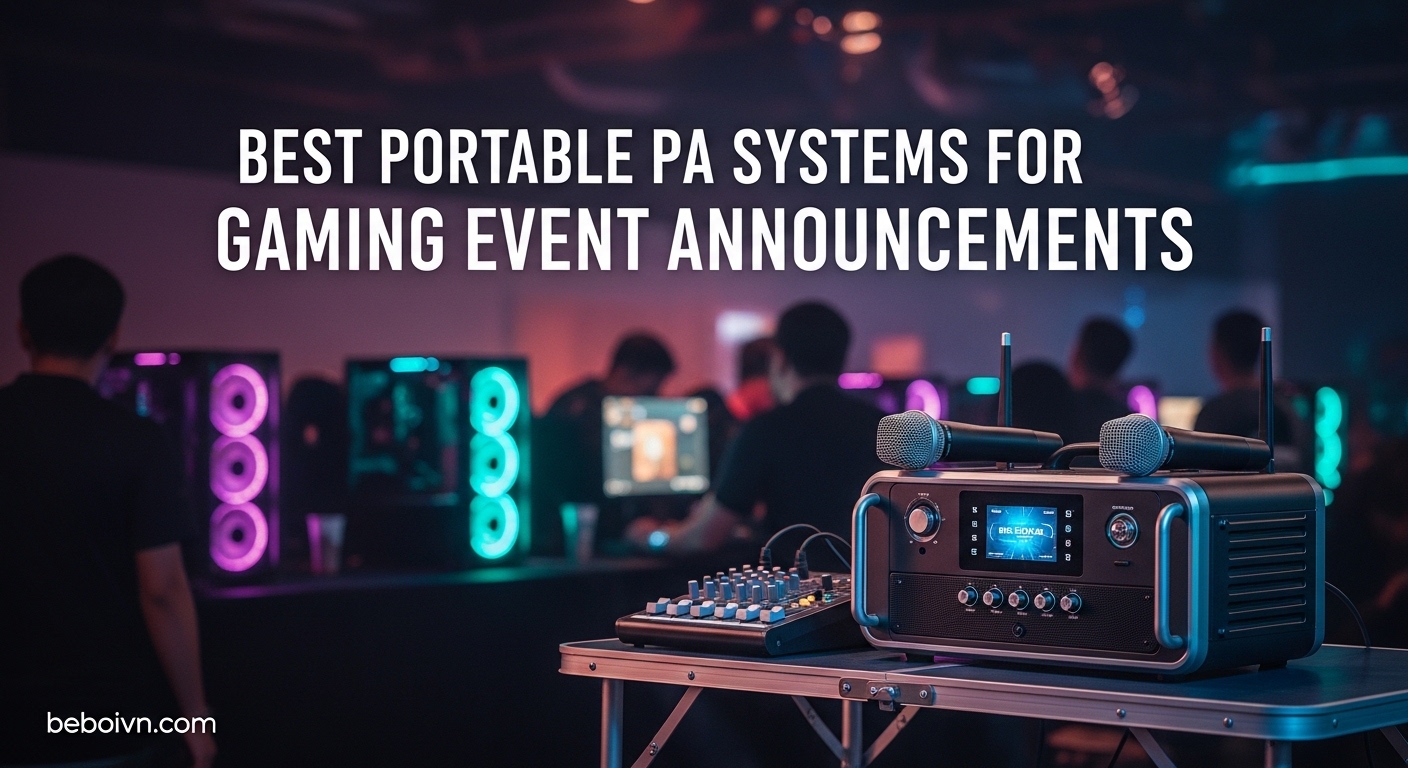 Best Portable PA Systems for Gaming Event Announcements