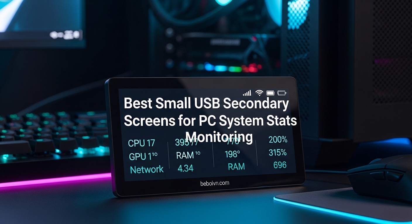 Best Small USB Secondary Screens for PC System Stats Monitoring