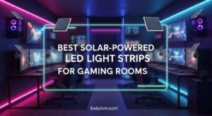 Best Solar-Powered LED Light Strips Gaming Rooms