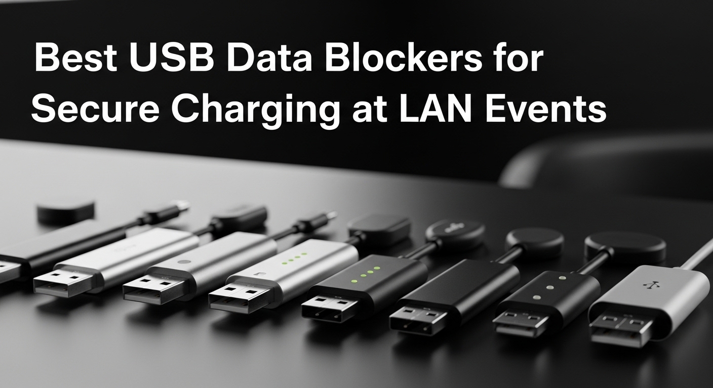 Best USB Data Blockers for Secure Charging at LAN Events