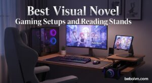 Best Visual Novel Gaming Setups and Reading Stands