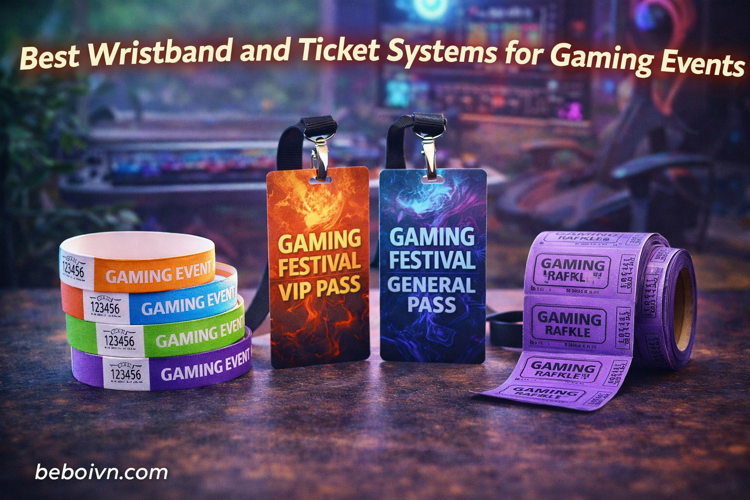Best Wristband and Ticket Systems for Gaming Events