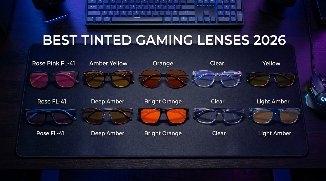 Best tinted gaming lenses for photosensitive gamers