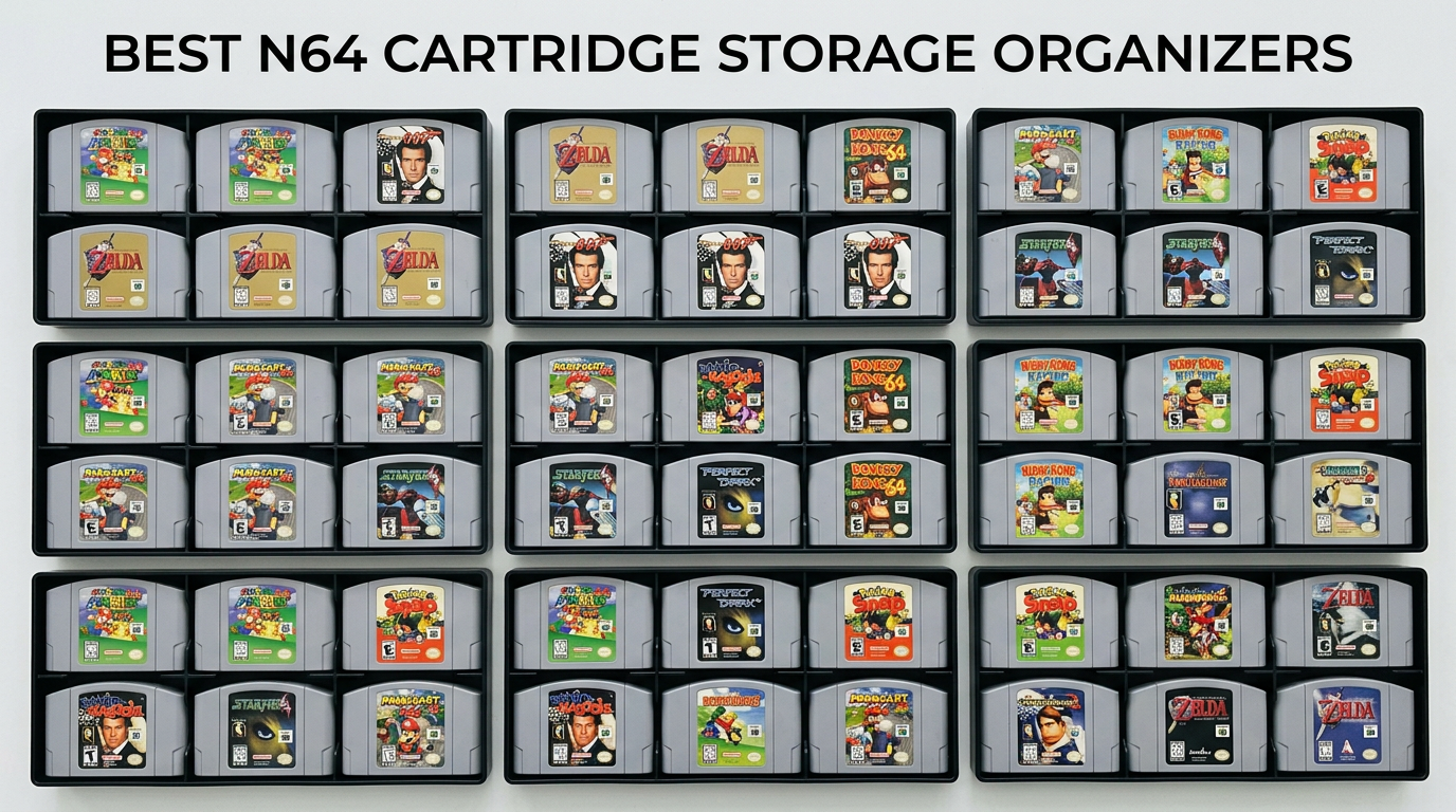 Best N64 cartridge storage organizers