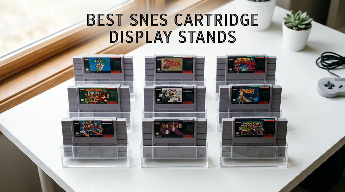 Best SNES cartridge display stands