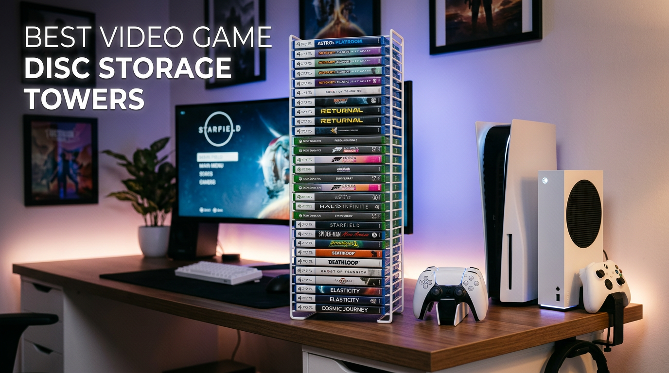 Best video game disc storage towers