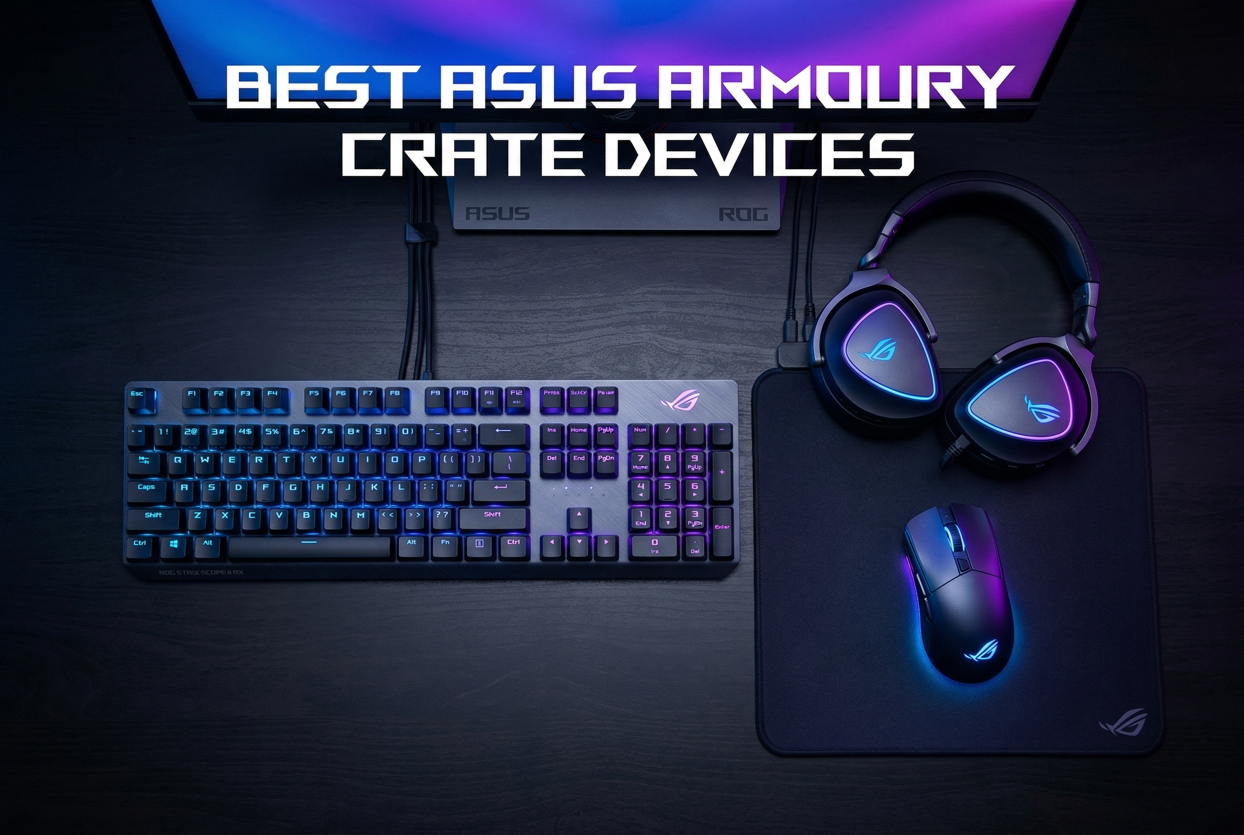 Best ASUS Armoury Crate compatible gaming devices